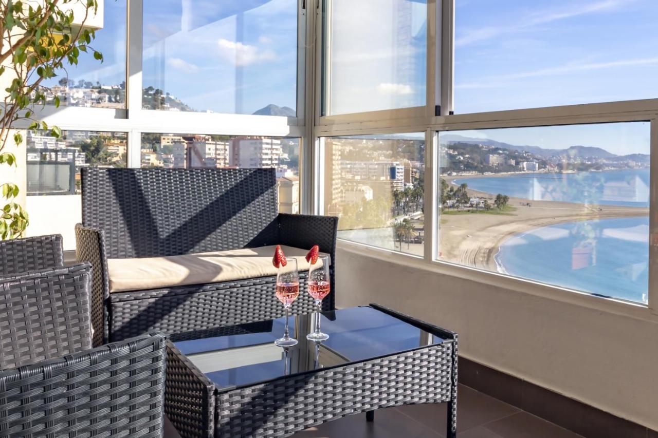 Apartamento Frente a playa Malagueta Miramar Málaga Exterior foto