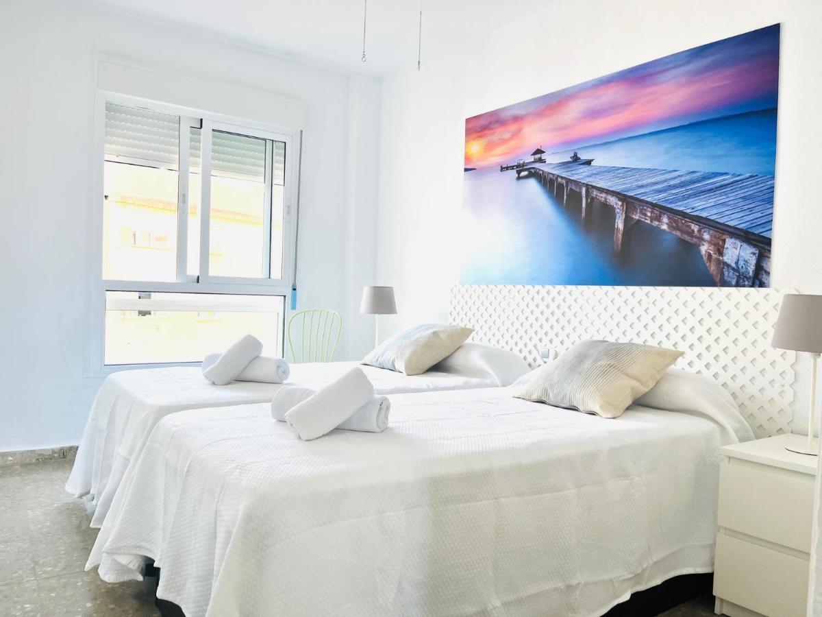 Apartamento Frente a playa Malagueta Miramar Málaga Exterior foto